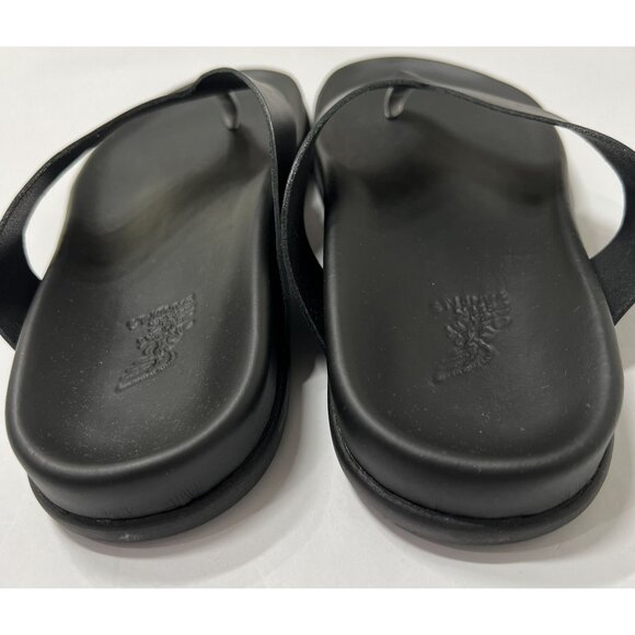 Ancient Greek Sandals Charys Leather Sandals in Black - Picture 6 of 9